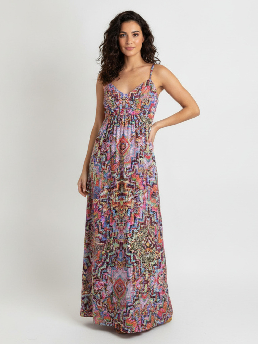 Felicity & Coco Psychedelic Maxi Dress